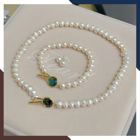 Bộ Trang Sức Ngọc Trai Choker BTSNT119 - Nhiều Mẫu Độc Đáo, Dẫn Đầu Xu Hướng