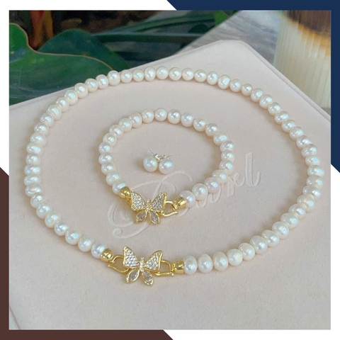 Bộ Trang Sức Ngọc Trai Choker BTSNT119 - Nhiều Mẫu Độc Đáo, Dẫn Đầu Xu Hướng