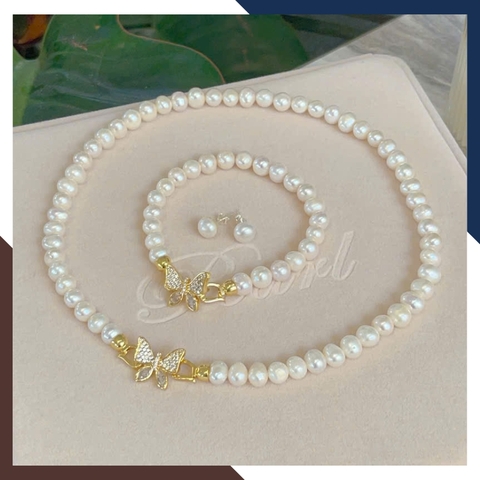 Bộ Trang Sức Ngọc Trai Choker BTSNT119 - Nhiều Mẫu Độc Đáo, Dẫn Đầu Xu Hướng