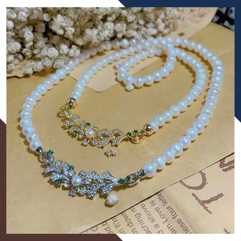 Bộ Trang Sức Ngọc Trai Cô Dâu Mã BTSNT115  – Điểm Nhấn Hoàn Hảo Cho Váy Cưới