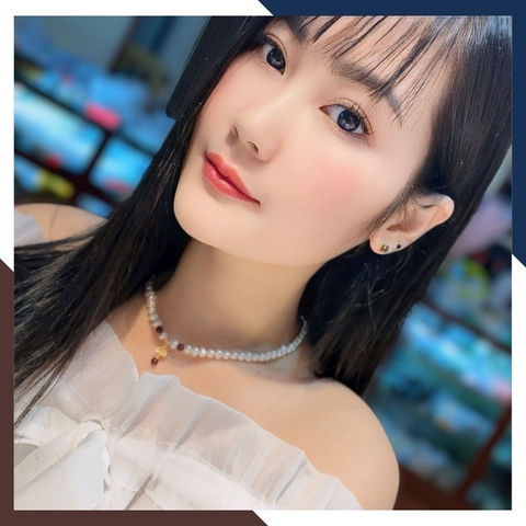Bộ trang sức ngọc trai mix hoa sen vàng 10k mặc áo dài đẹp cho nữ mã 67AC880