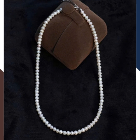 Bộ trang sức ngọc trai nhí gồm vòng cổ choker và vòng tay cho nữ đẹp mã CH250K30