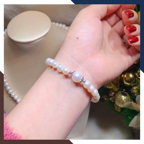 Bộ Trang Sức Ngọc Trai Trẻ Trung, Thanh Lịch Mã BTSNT109 | Ngọc Trai Thật