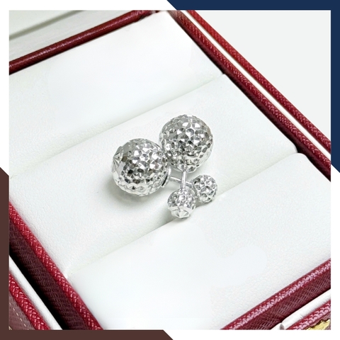 Bông Tai Dior Vàng Trắng 10k Đẹp Cho Nữ BTV157 – Vẻ Đẹp Thời Thượng, Không Lỗi Mốt