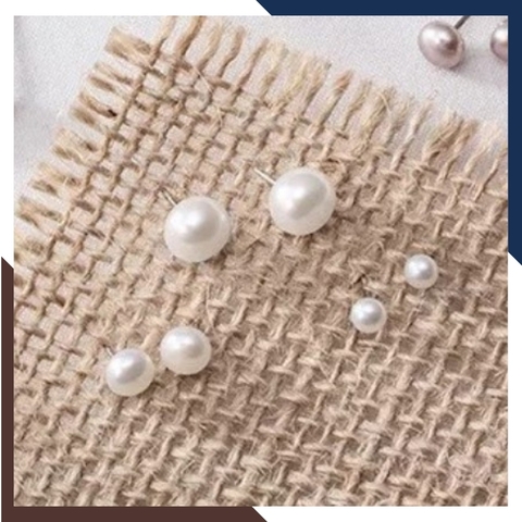 Bông tai ngọc trai nụ bạc nhỏ 3mm cho nữ đẹp mã K20TD34