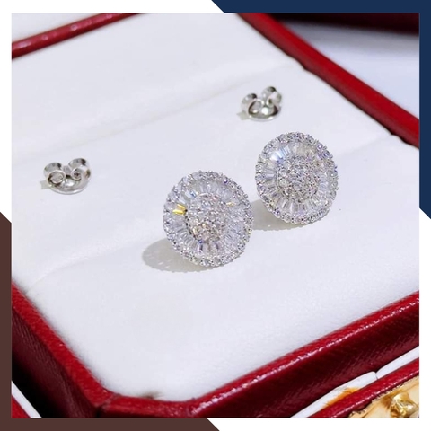 Bông Tai Vàng Trắng Nữ 10k Trẻ Trung BTV165 - Sang Trọng & Nổi Bật, Thu Hút Mọi Ánh Nhìn