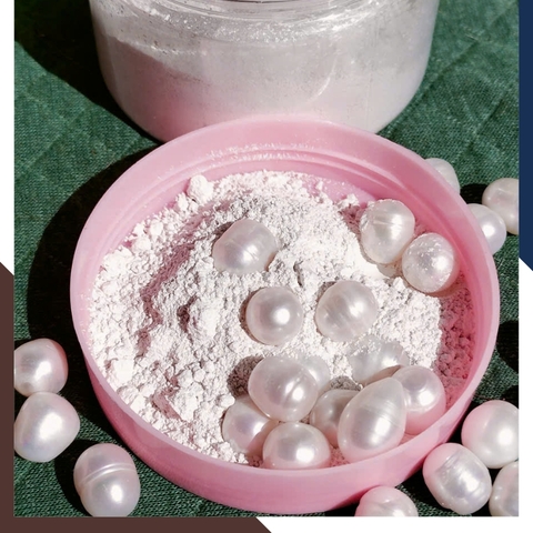 Bột ngọc trai nguyên chất đắp mặt - gói 50 gram