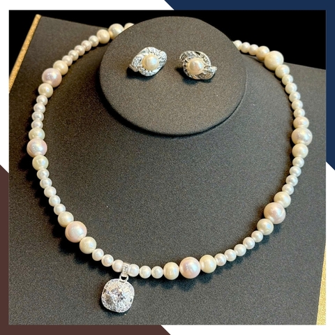 BTSNT227 – Bộ Ngọc Trai Nhiều Thiết Kế Trong Một Mã, Chọn Riêng Từng Set Theo Phong Cách