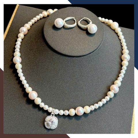 BTSNT227 – Bộ Ngọc Trai Nhiều Thiết Kế Trong Một Mã, Chọn Riêng Từng Set Theo Phong Cách