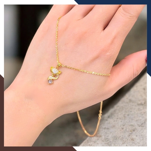 BTSV36 – Bộ Trang Sức Hồ Ly Vàng 10K Phối Trọn 4 Món, Dễ Đeo & Đồng Điệu Phong Cách