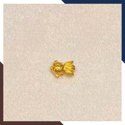 Charm Cá Chép Vàng 24k Đủ Size Mã CHARMV87 - Vượt Vũ Môn, Thành Công Vẫy Gọi