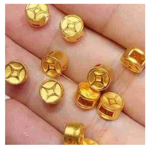 Charm đồng tiền vàng 24k 9999 - Tuyển sỉ toàn quốc
