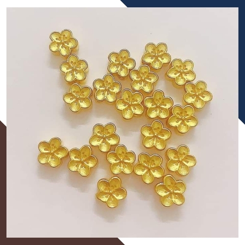 Charm hoa mai vàng 24k 9999 - Bán sỉ toàn quốc