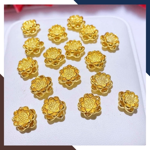Charm hoa sen vàng tây 10k - Bán sỉ toàn quốc