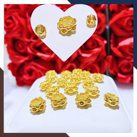 Charm hoa sen vàng tây 10k - Bán sỉ toàn quốc