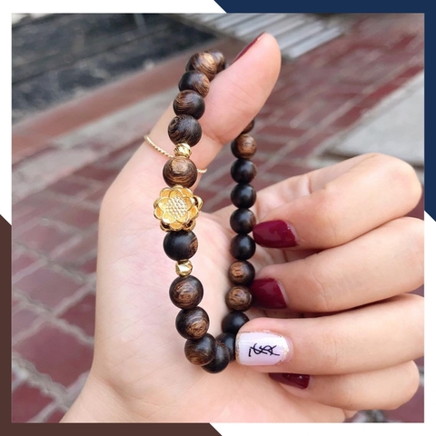 Charm hoa sen vàng tây 10k - Bán sỉ toàn quốc