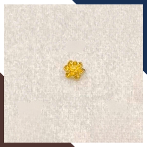 Charm Hoa Sen Vàng 24k Mã CHARMV70 - May Mắn, Thanh Tịnh
