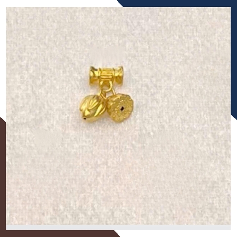Charm Hoa Sen Vàng 24k Mã CHARMV70 - May Mắn, Thanh Tịnh