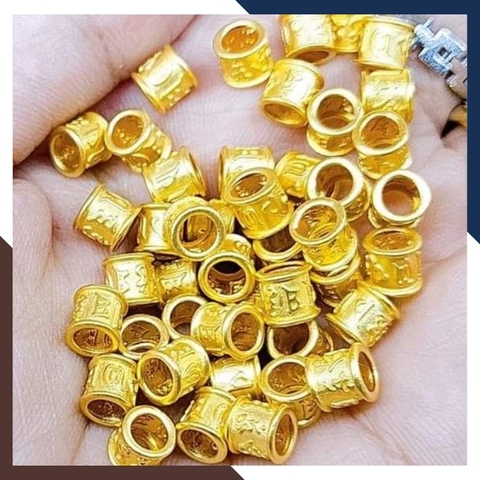 Charm lu thống vàng 24k 9999 khắc chú omani - Tuyển sỉ toàn quốc