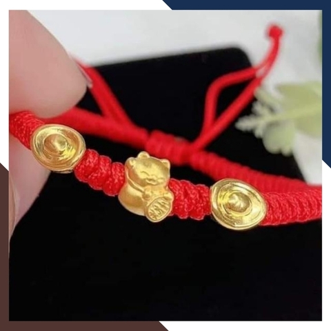 Charm nén vàng 24k, charm thỏi vàng ta mini 9999 mã AC220