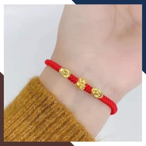 Charm nén vàng 24k, charm thỏi vàng ta mini 9999 mã AC220