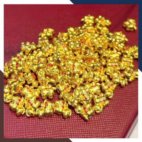 Charm Ngựa Vàng 24K 9999 CHARMV145 – Biểu Tượng Thành Công & Tài Lộc 2026