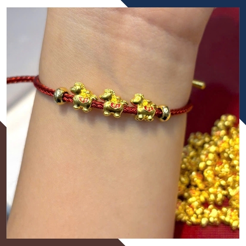 Charm Ngựa Vàng 24K 9999 CHARMV145 – Biểu Tượng Thành Công & Tài Lộc 2026