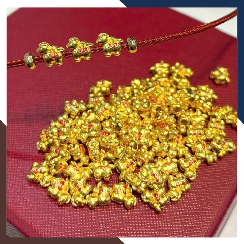 Charm Ngựa Vàng 24K 9999 CHARMV145 – Biểu Tượng Thành Công & Tài Lộc 2026