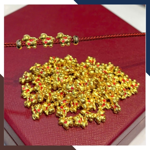 Charm Ngựa Vàng 24K 9999 CHARMV145 – Biểu Tượng Thành Công & Tài Lộc 2026