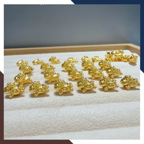 Charm Ngựa Vàng 24K 9999 CHARMV147 – Biểu Tượng May Mắn & Thành Công (5 Mẫu Lựa Chọn)