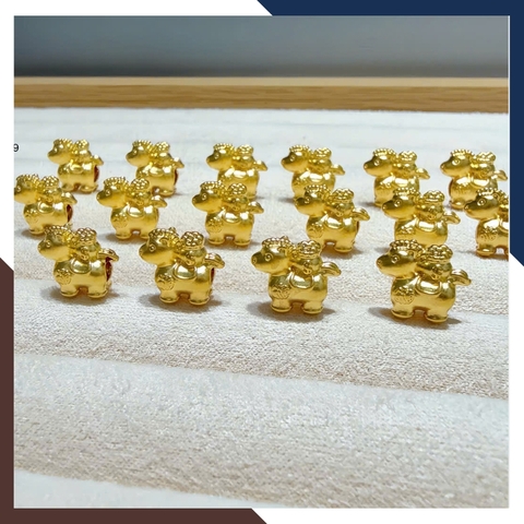 Charm Ngựa Vàng 24K 9999 CHARMV147 – Biểu Tượng May Mắn & Thành Công (5 Mẫu Lựa Chọn)