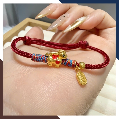 Charm Ngựa Vàng 24K 9999 CHARMV147 – Biểu Tượng May Mắn & Thành Công (5 Mẫu Lựa Chọn)