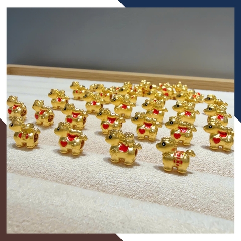 Charm Ngựa Vàng 24K 9999 CHARMV147 – Biểu Tượng May Mắn & Thành Công (5 Mẫu Lựa Chọn)