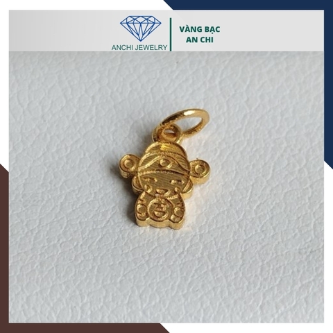 Charm ông thần tài vàng 18k mã 026AC388