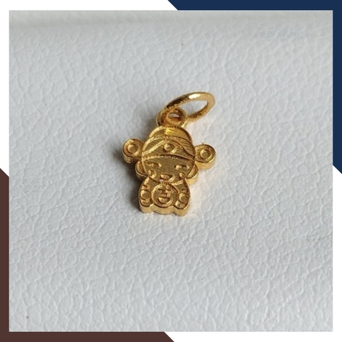Charm ông thần tài vàng 18k mã 026AC388
