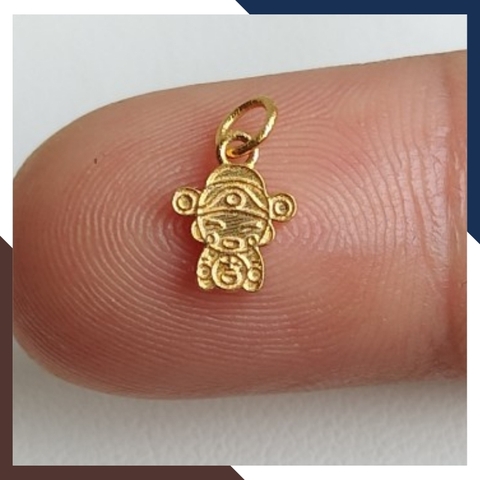 Charm ông thần tài vàng 18k mã 026AC388