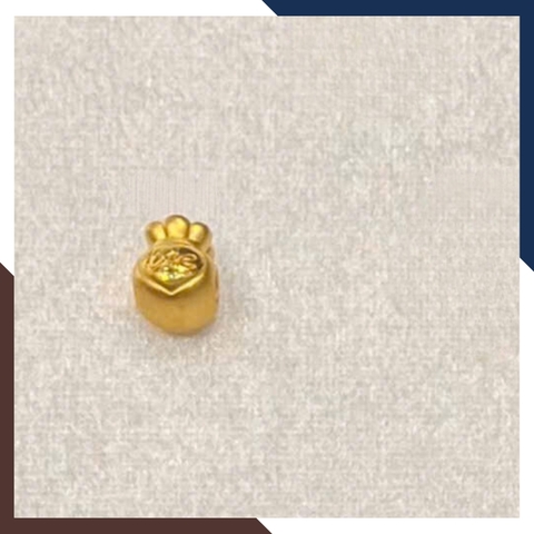 Charm Túi Tiền Vàng 24k Đủ Size Mã CHARMV78 - Thu Hút Tài Lộc, Vượng Khí Đầy Nhà