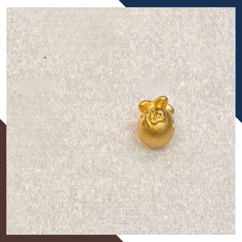 Charm Túi Tiền Vàng 24k Đủ Size Mã CHARMV78 - Thu Hút Tài Lộc, Vượng Khí Đầy Nhà