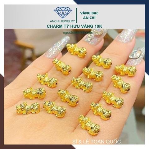 Charm tỳ hưu vàng 10k - Tuyển sỉ toàn quốc
