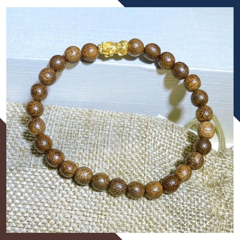 Charm tỳ hưu vàng ta 24k 9999 size nhỏ 5mm x 10mm