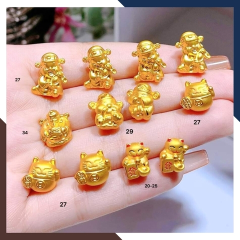 Charm vàng 24k, charm vàng ta 9999 nhiều mẫu