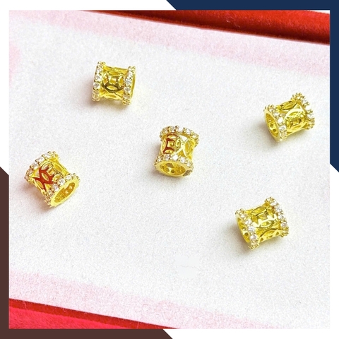 Charm Vàng Tây 10K Nhiều Mẫu Cho Nữ May Mắn Tài Lộc Mã CHARMV135