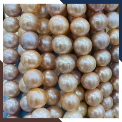 Chuỗi ngọc trai nguyên liệu size 10-11mm cao cấp làm vòng cổ vòng tay, bán buôn toàn quốc mã AC1080