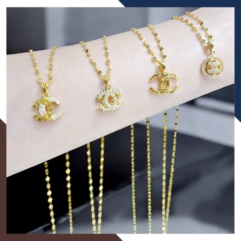 Dây Chuyền Chanel Vàng Tây 10k Cho Nữ DCVN335 – Dẫn Đầu Xu Hướng 2025