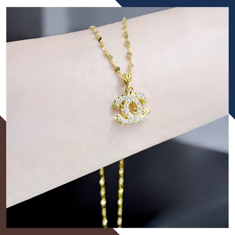 Dây Chuyền Chanel Vàng Tây 10k Cho Nữ DCVN335 – Dẫn Đầu Xu Hướng 2025