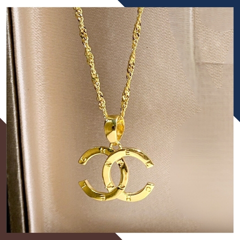 Dây chuyền Chanel vàng tây 10k đính đá cho nữ nhiều mẫu đẹp mã D54M1731