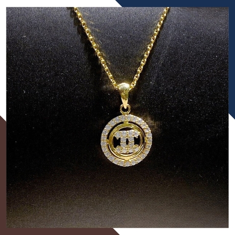 Dây chuyền chanel vàng tây 10k 1 chỉ cho nữ đẹp mã D75M21