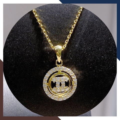 Dây chuyền chanel vàng tây 10k 1 chỉ cho nữ đẹp mã D75M21