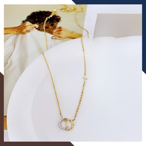 Dây Chuyền Dior Vàng Ý 10k Cho Nữ DCVN339 – Sang Trọng, Lịch Lãm