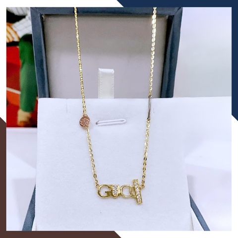 Dây Chuyền Gucci Vàng Ý 10k Cho Nữ DCVN341 –  Sang Trọng & Nổi Bật